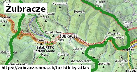 ikona Turistická mapa turisticky-atlas v zubracze