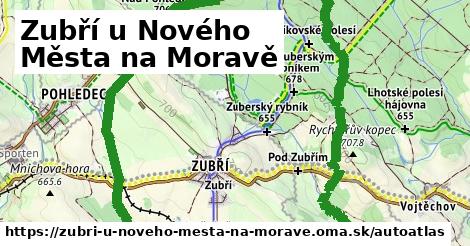 ikona Mapa autoatlas v zubri-u-noveho-mesta-na-morave