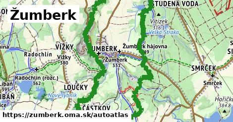 ikona Mapa autoatlas v zumberk