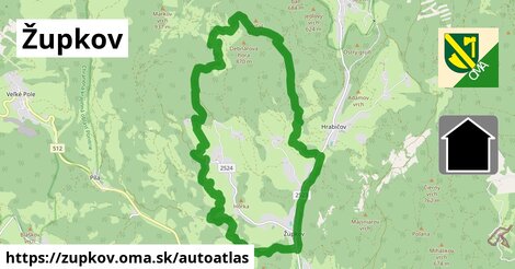 ikona Mapa autoatlas v zupkov