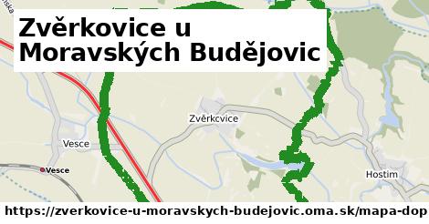 ikona Mapa dopravy mapa-dopravy v zverkovice-u-moravskych-budejovic