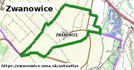 ikona Mapa autoatlas v zwanowice