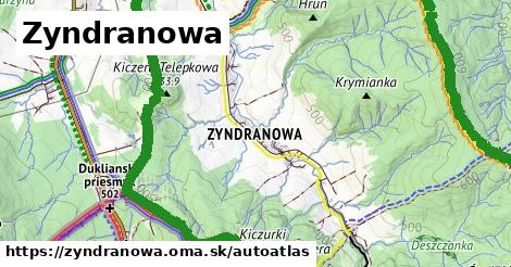 ikona Mapa autoatlas v zyndranowa