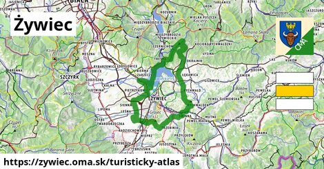 ikona Turistická mapa turisticky-atlas v zywiec