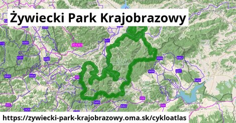 ikona Cyklo cykloatlas v zywiecki-park-krajobrazowy