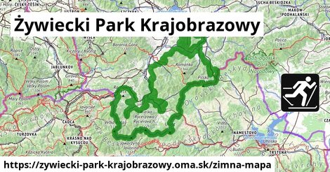 ikona Zimná mapa zimna-mapa v zywiecki-park-krajobrazowy