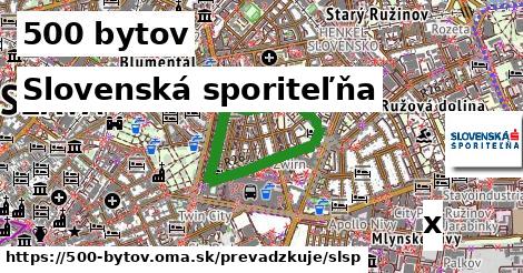 Slovenská sporiteľňa, 500 bytov