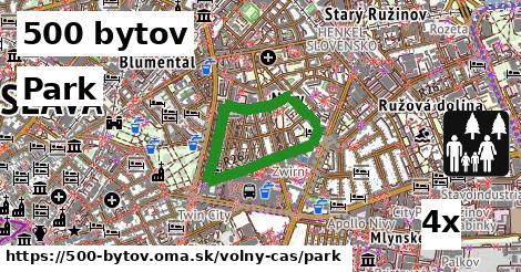 Park, 500 bytov