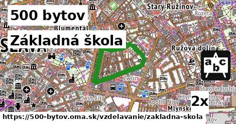 základná škola v 500 bytov