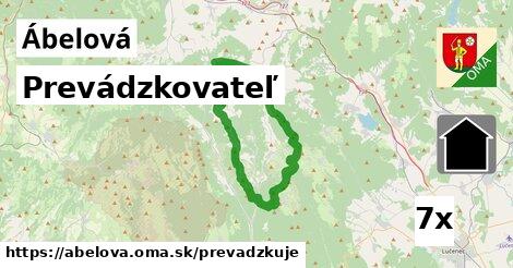 prevádzkovateľ v Ábelová