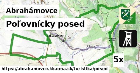 Poľovnícky posed, Abrahámovce, okres KK