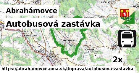 Autobusová zastávka, Abrahámovce