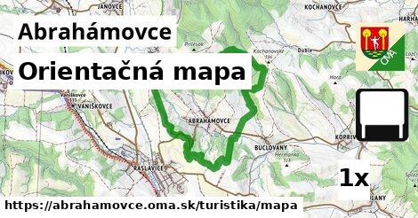 Orientačná mapa, Abrahámovce