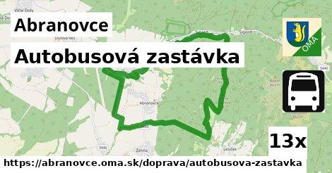 Autobusová zastávka, Abranovce