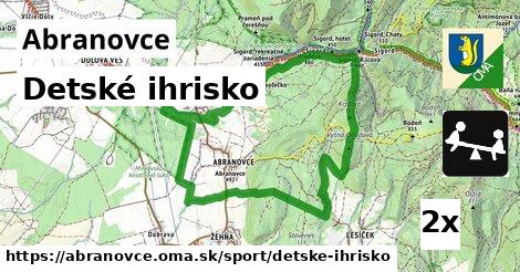 Detské ihrisko, Abranovce