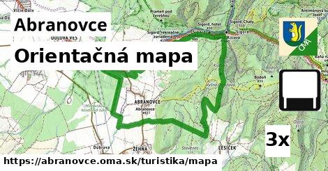 Orientačná mapa, Abranovce