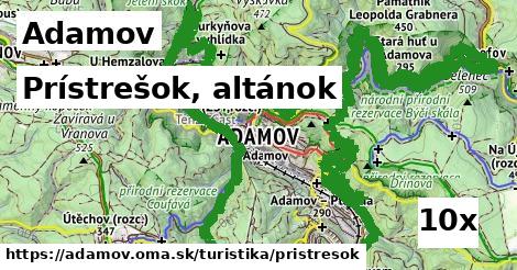 Prístrešok, altánok, Adamov