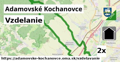 vzdelanie v Adamovské Kochanovce