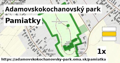 pamiatky v Adamovskokochanovský park