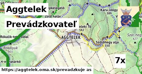 prevádzkovateľ v Aggtelek