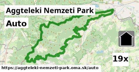 auto v Aggteleki Nemzeti Park