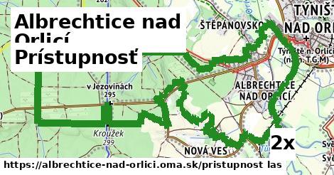 prístupnosť v Albrechtice nad Orlicí