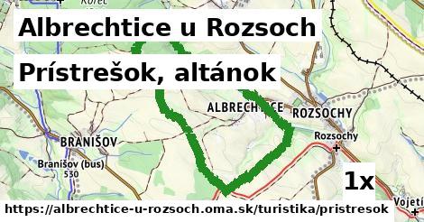 prístrešok, altánok v Albrechtice u Rozsoch