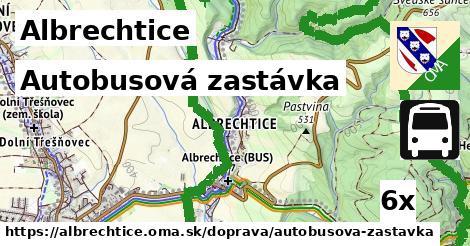 Autobusová zastávka, Albrechtice