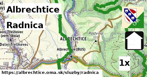 radnica v Albrechtice