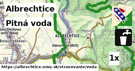 pitná voda v Albrechtice