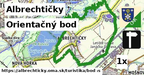 Orientačný bod, Albrechtičky