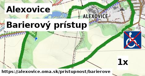 barierový prístup v Alexovice