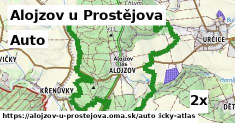 auto v Alojzov u Prostějova