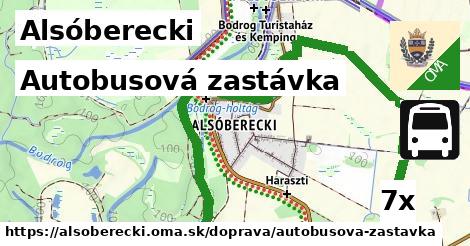 Autobusová zastávka, Alsóberecki