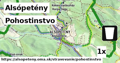 Pohostinstvo, Alsópetény