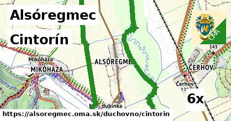 Cintorín, Alsóregmec