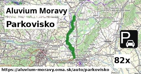 Parkovisko, Aluvium Moravy