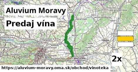 Predaj vína, Aluvium Moravy
