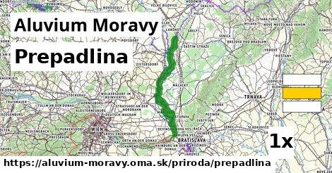 Prepadlina, Aluvium Moravy