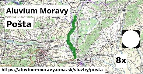 Pošta, Aluvium Moravy