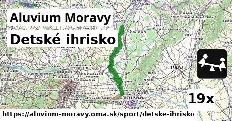 Detské ihrisko, Aluvium Moravy