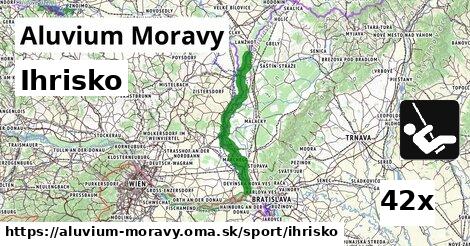 Ihrisko, Aluvium Moravy