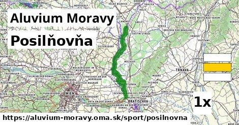 Posilňovňa, Aluvium Moravy