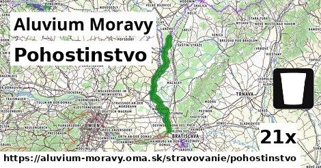 Pohostinstvo, Aluvium Moravy