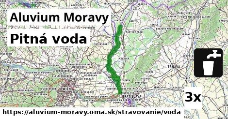 Pitná voda, Aluvium Moravy