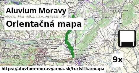 Orientačná mapa, Aluvium Moravy