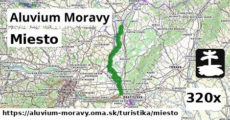 Miesto, Aluvium Moravy