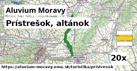 Prístrešok, altánok, Aluvium Moravy