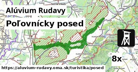 Poľovnícky posed, Alúvium Rudavy