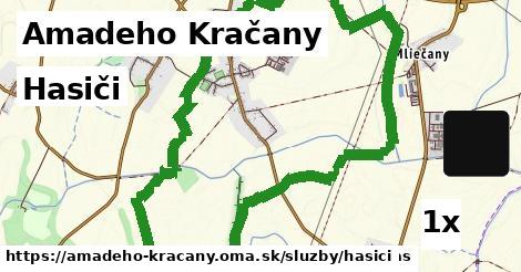 hasiči v Amadeho Kračany